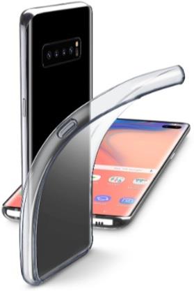 TECNOSHOP Custodia cover per Samsung Galaxy S10 Plus Cellular Line Fine ultra sottile trasparente